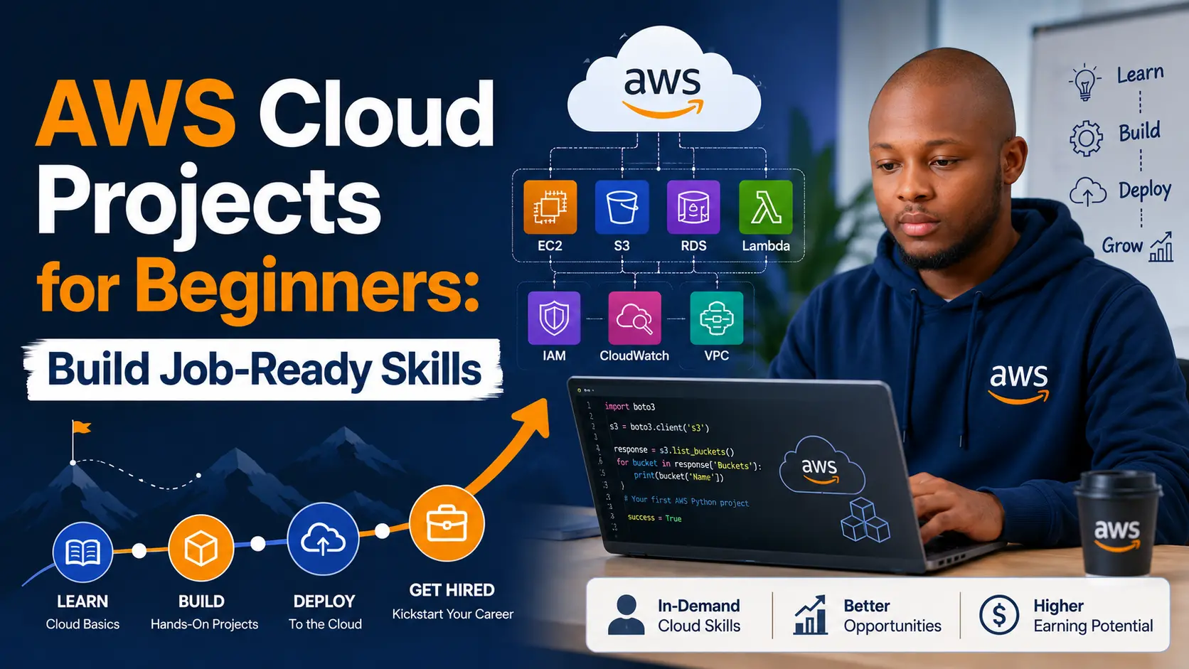 AWS Cloud Projects for Beginners: Build Job-Ready Skills